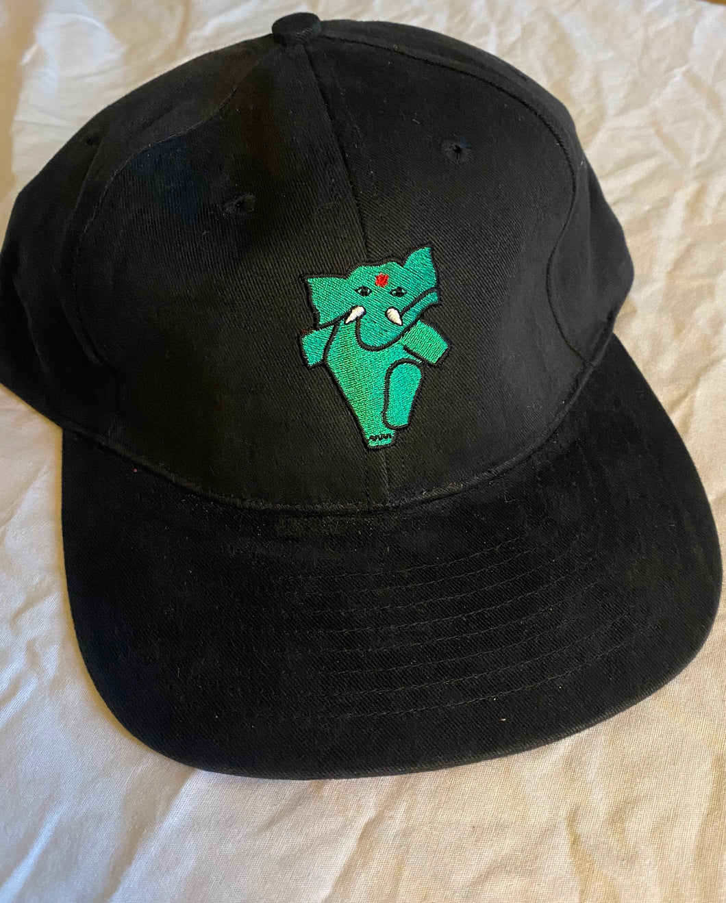 RARE green Appa on black hat