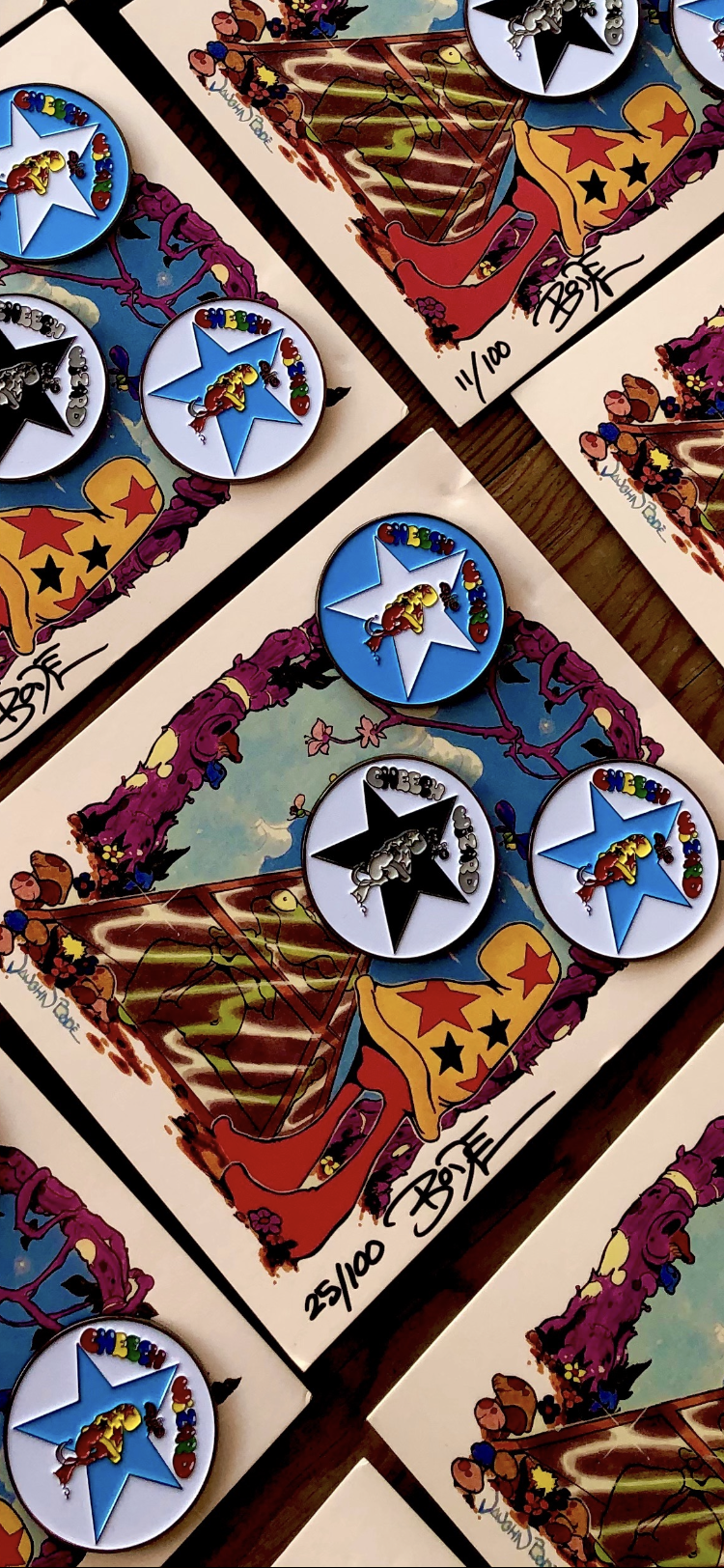 Signed Cheech Wizard Lapel Pin Set – Appa the Dancing Elephant